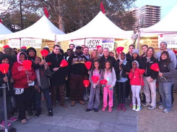The Local 1776 team at the 2014 Philadelphia Light the Night walk.